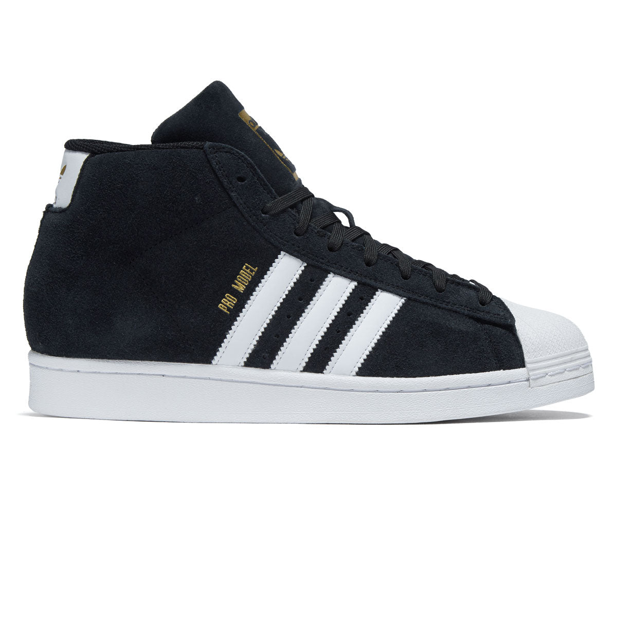 Adidas Pro Model ADV Shoes - Core Black/Ftwr White/Gold Metallic image 1