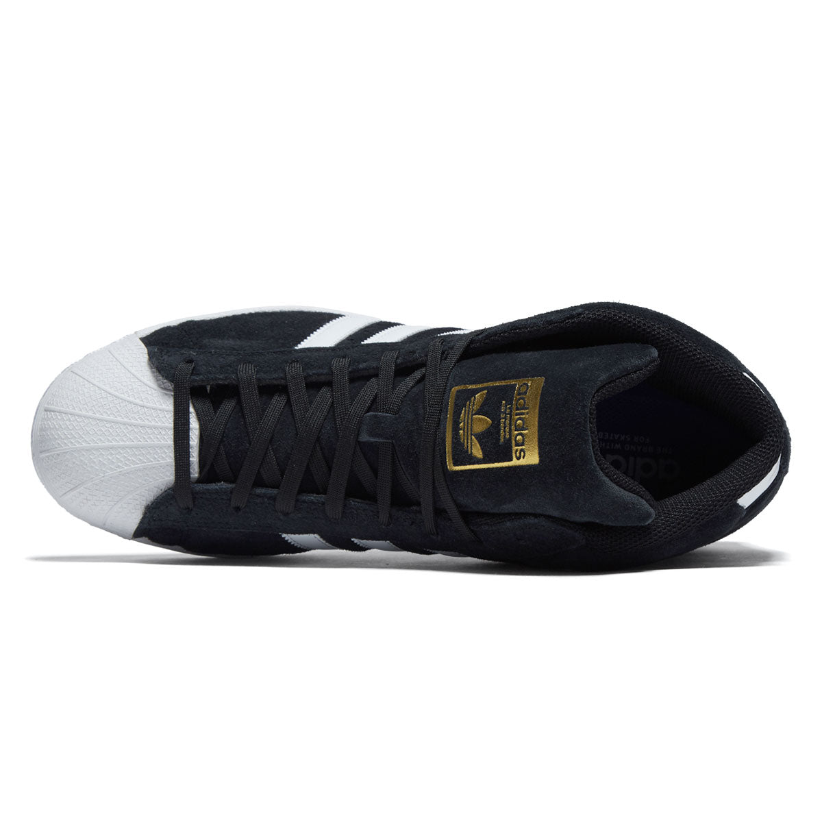Adidas Pro Model ADV Shoes - Core Black/Ftwr White/Gold Metallic image 3