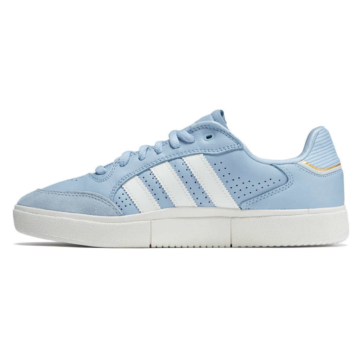 Adidas Tyshawn Low Shoes - Clear Sky/Core White/Gold Metallic image 2