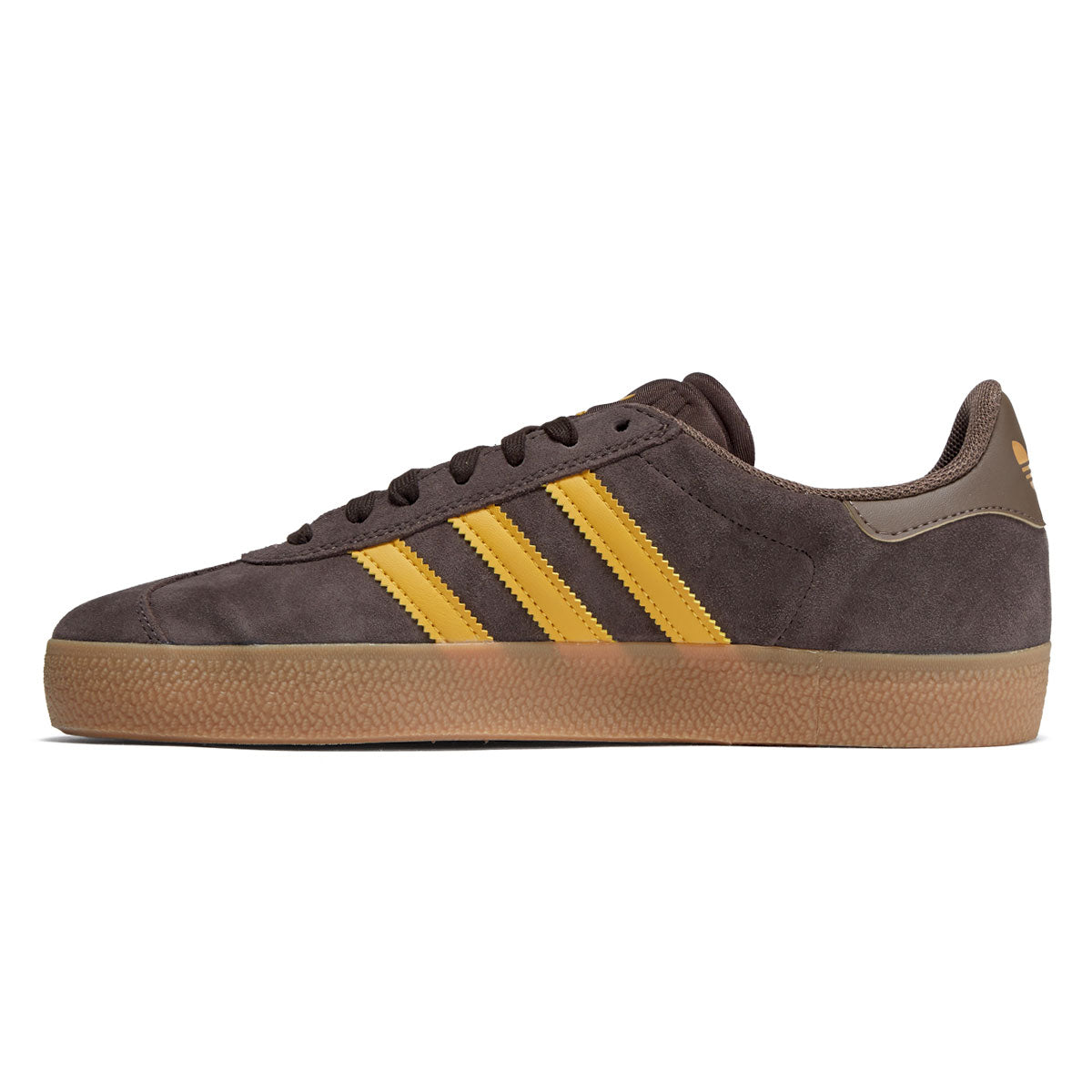 Adidas Gazelle Adv Shoes - Dark Brown/Yellow/Earth Strata image 2