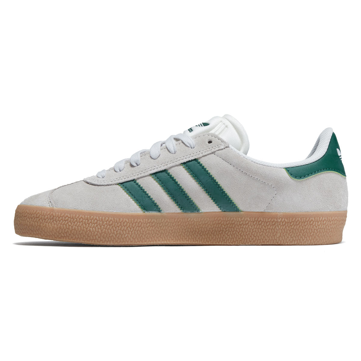 Adidas Gazelle ADV Shoes - Crystal White/Crystal White/Gum image 2