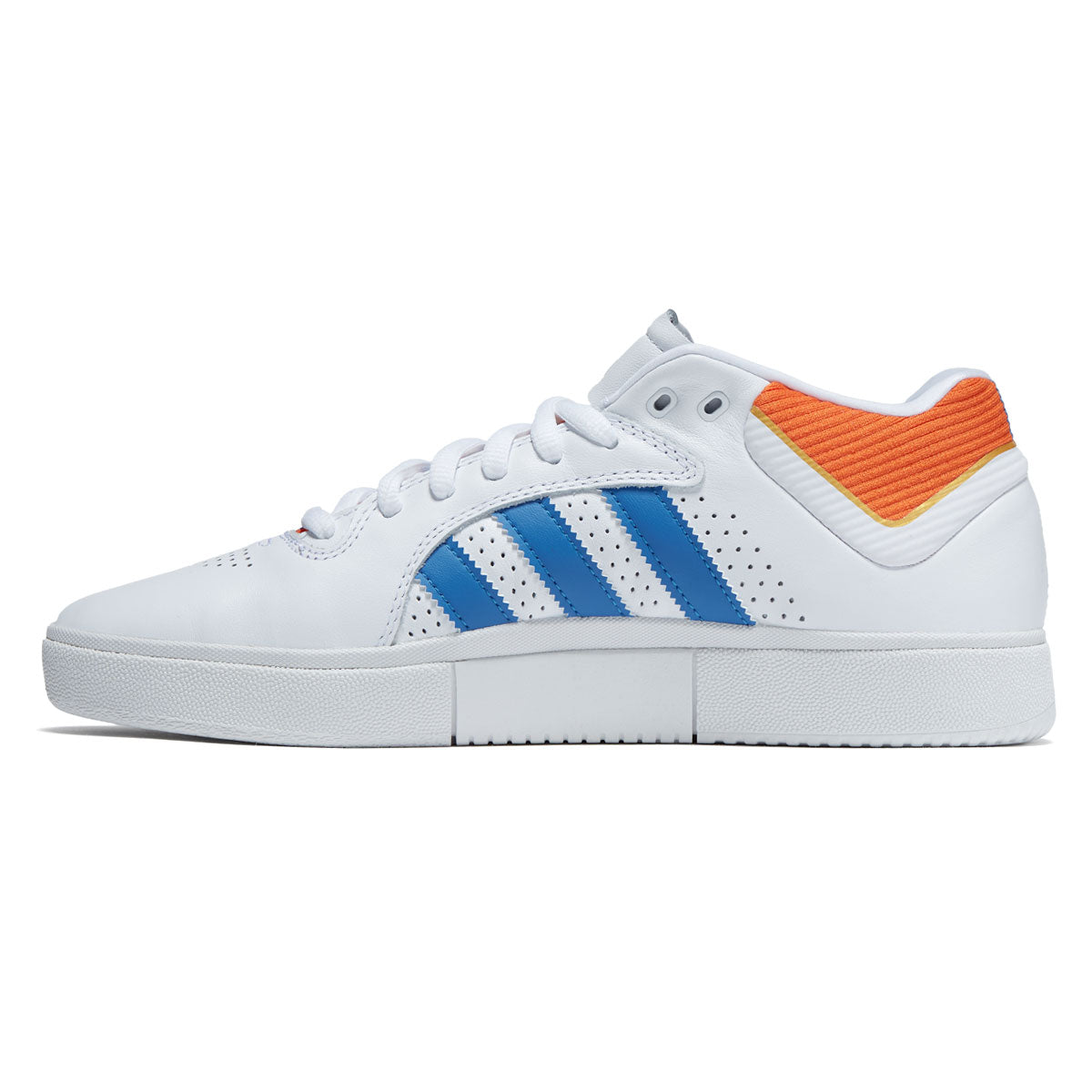 Adidas Tyshawn Shoes - Ftwr White/Orange/Bluebird image 2