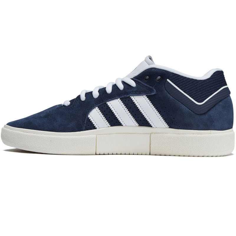 Adidas Tyshawn Shoes - Collegiate Navy/Ftwr White/Chalk White