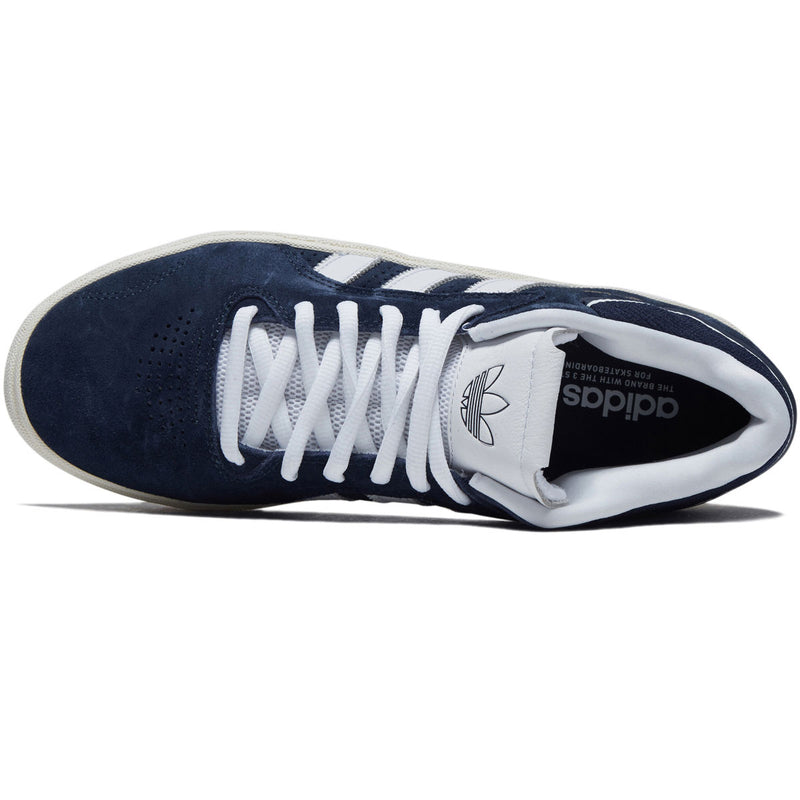 Adidas Tyshawn Shoes - Collegiate Navy/Ftwr White/Chalk White
