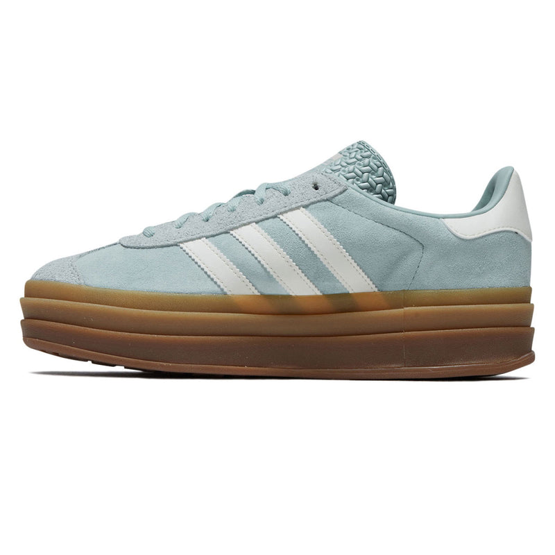 Adidas Womens Gazelle Bold Shoes - Ash Green/Off White/Gum