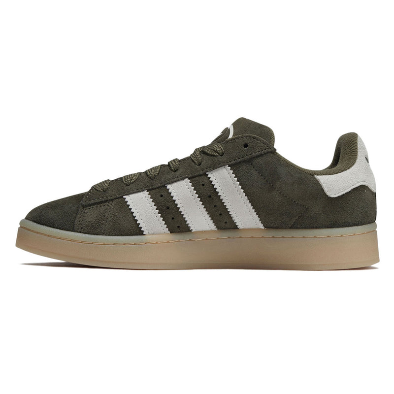 Adidas Campus 00s Shoes - Medium Dark Khaki/Off White/Gum