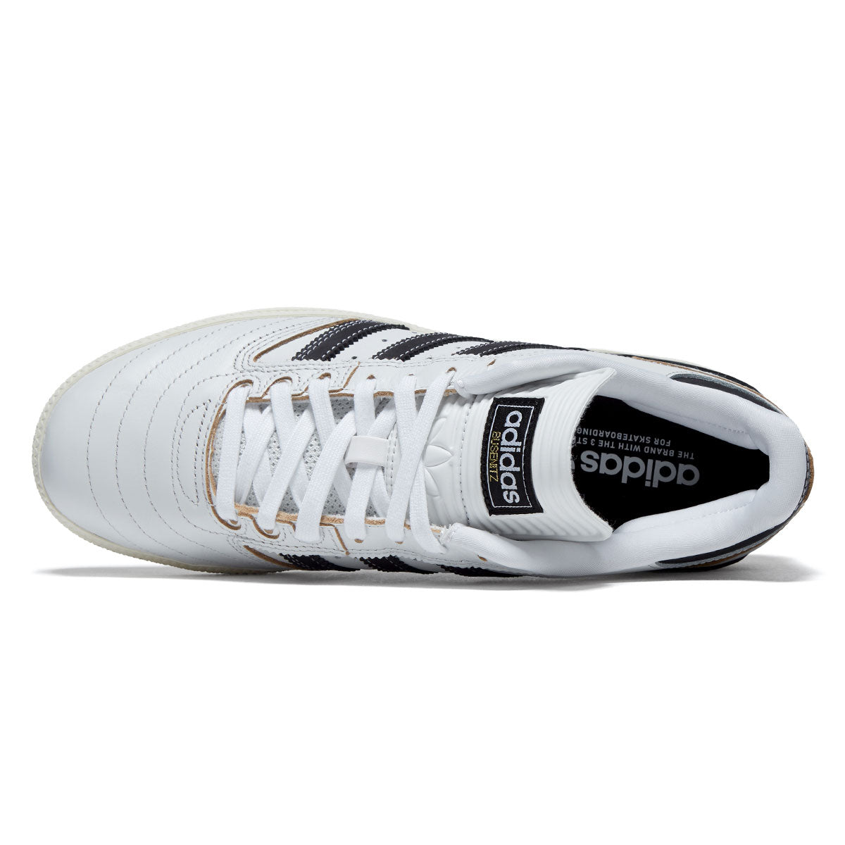 Adidas Busenitz Shoes - Crystal White/Core Black/Off White image 3