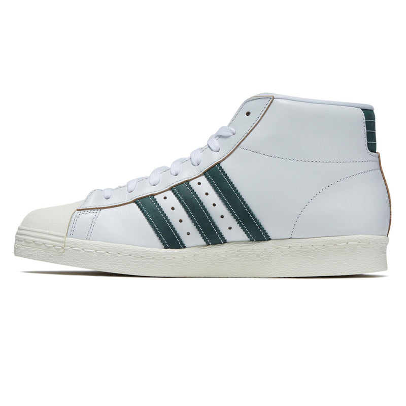 Adidas Pro Model 80 ADV Shoes - Crystal White/Core Green/Off White