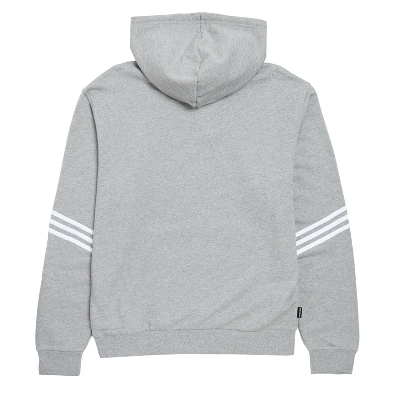 Adidas Classic Hoodie - Medium Grey Heather/White