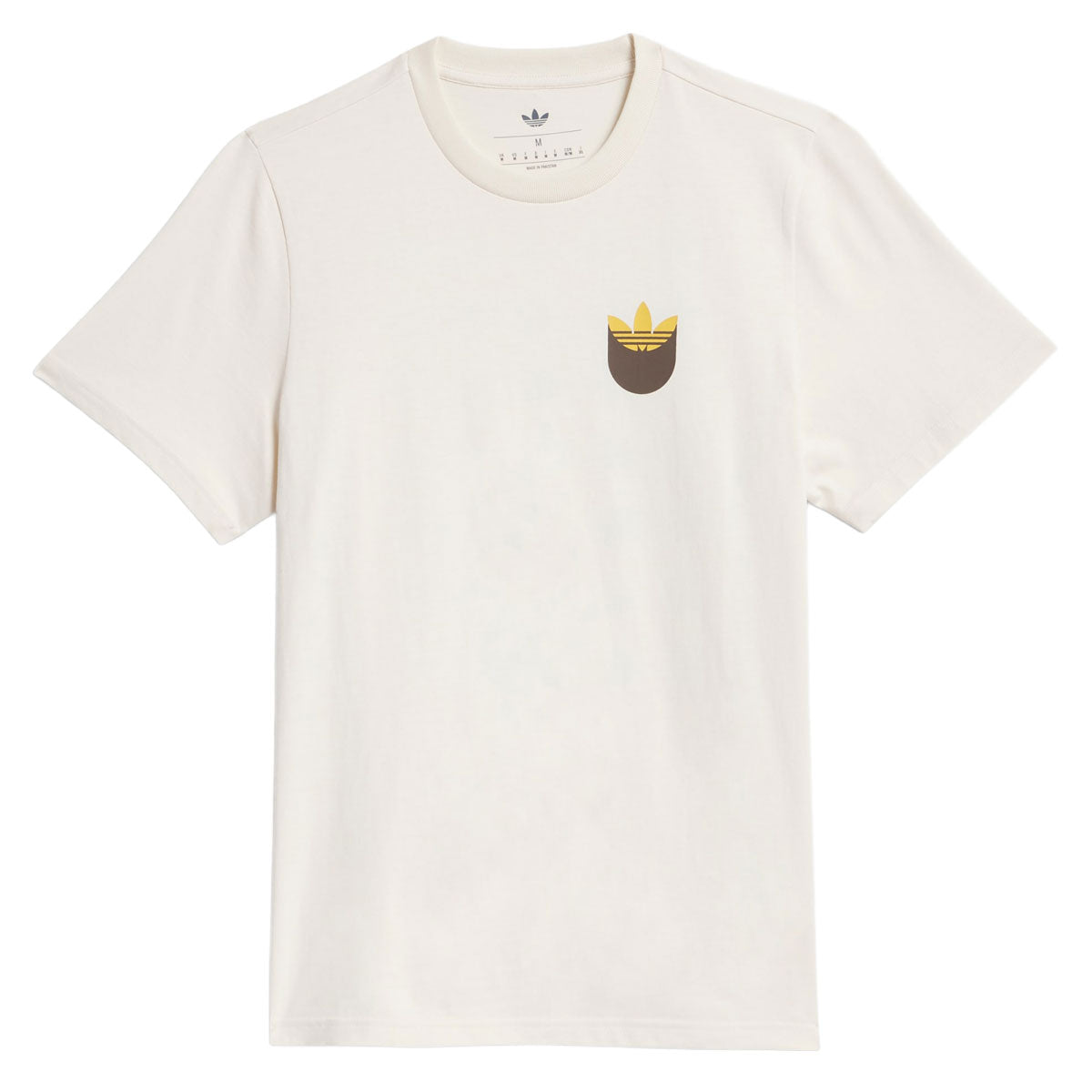 Adidas Skate Tr Shd T-Shirt - Wonder White/Rust Orange image 1