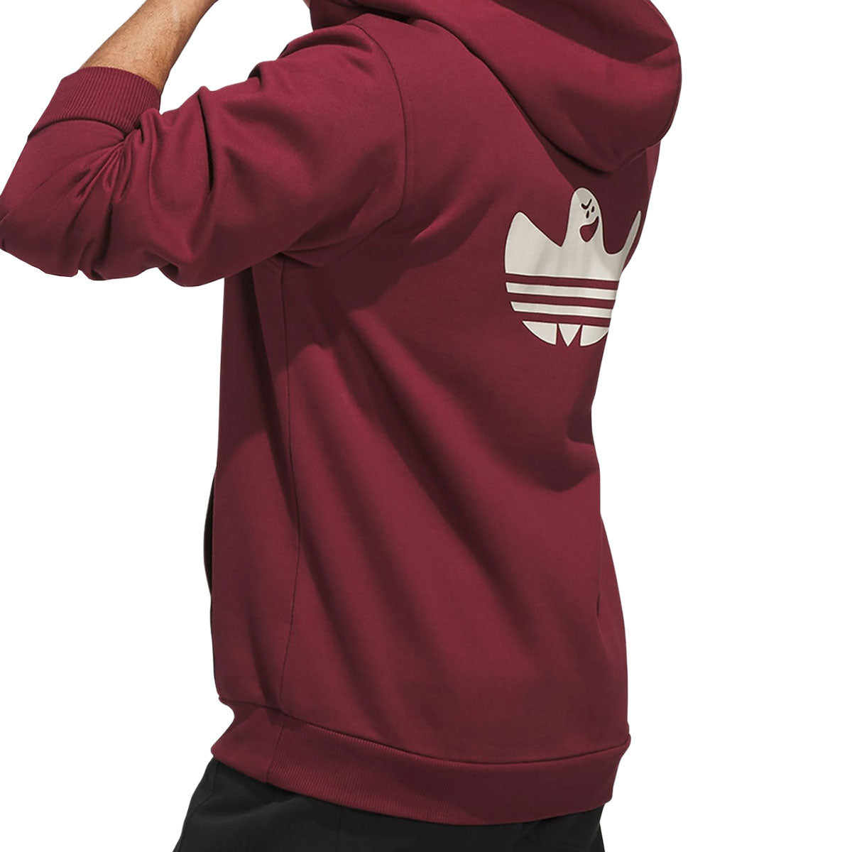 Adidas Shmoo G Hoodie - Shadow Red/Aluminum image 3
