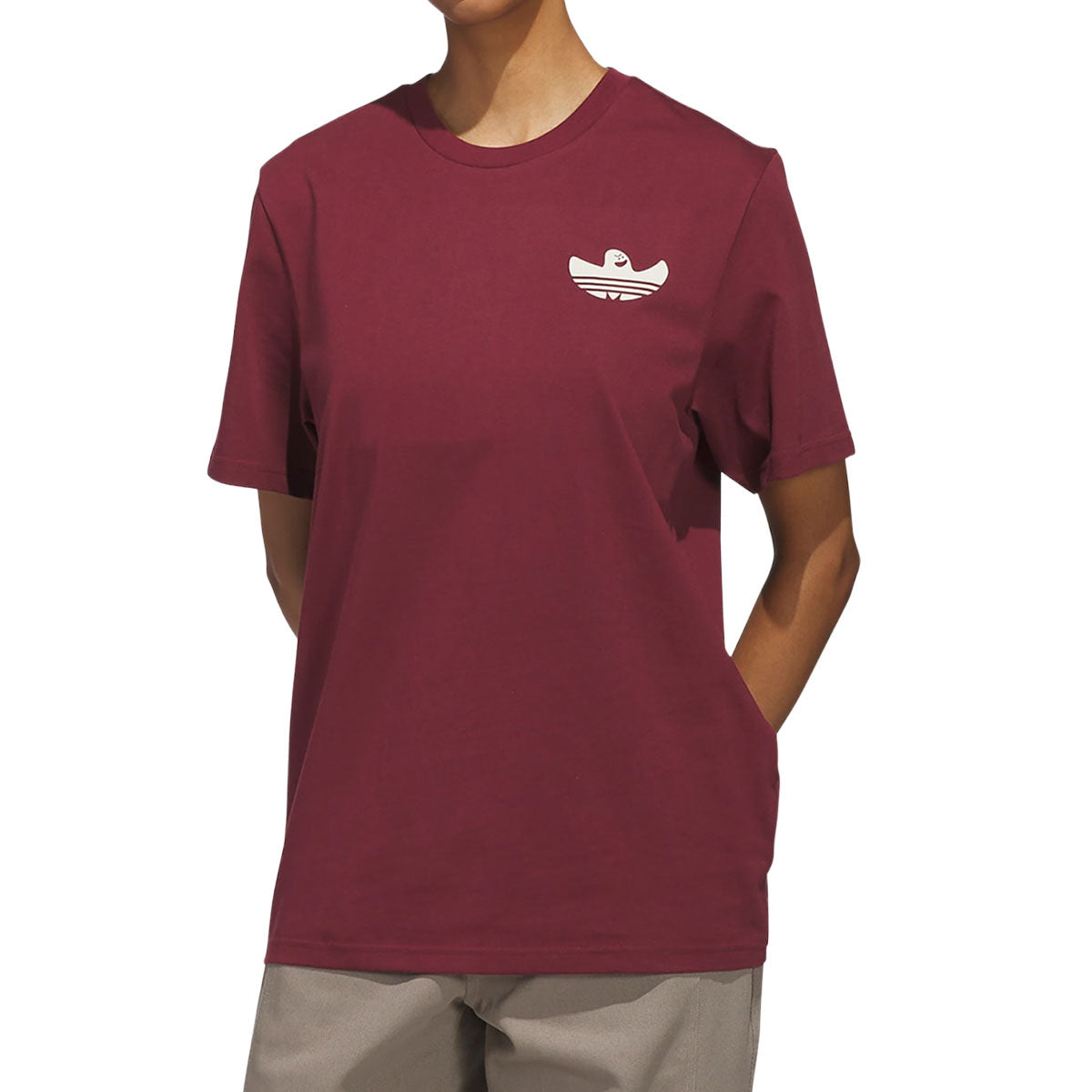 Adidas Shmoo G 2 T-Shirt - Shadow Red/Aluminum image 3