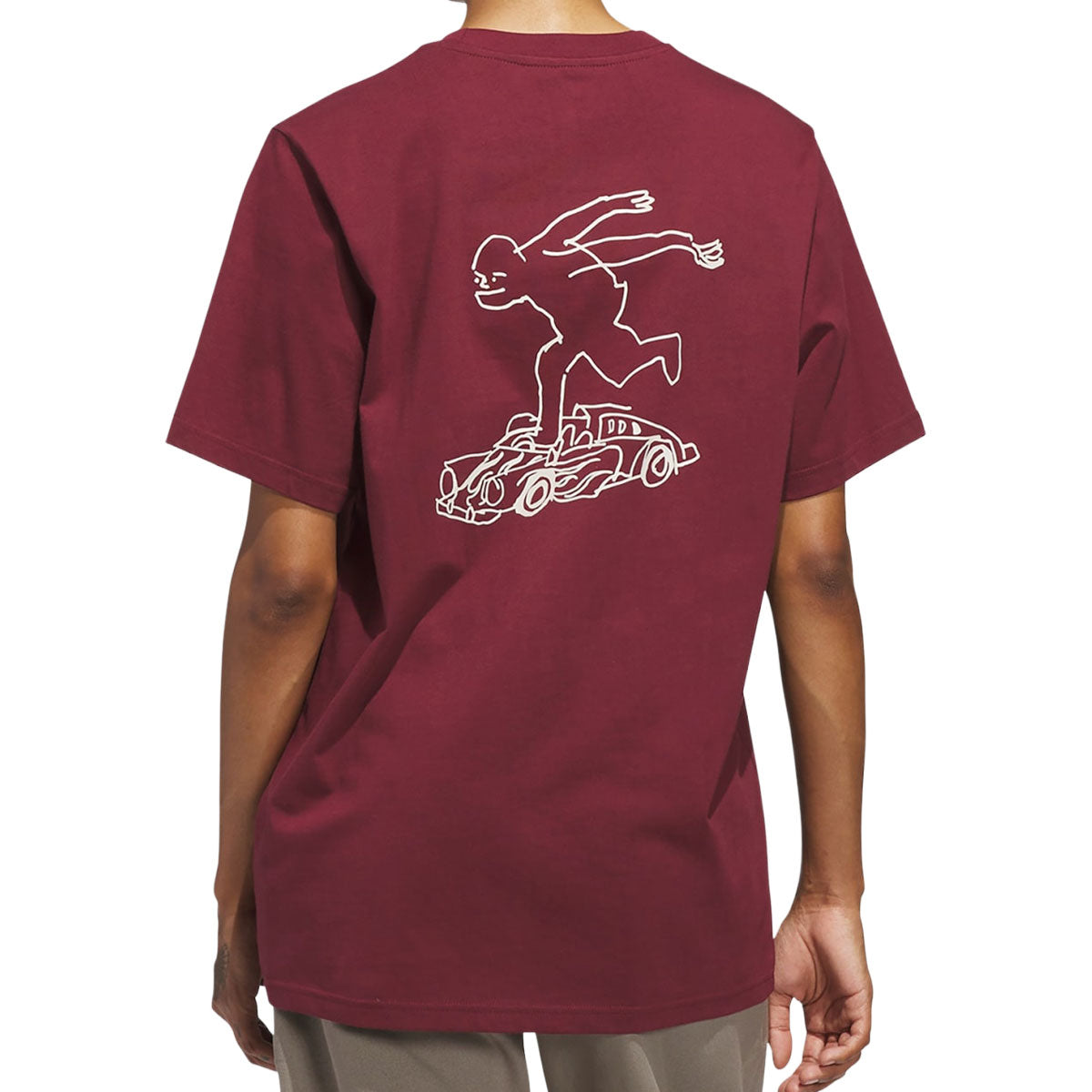 Adidas Shmoo G 2 T-Shirt - Shadow Red/Aluminum image 4