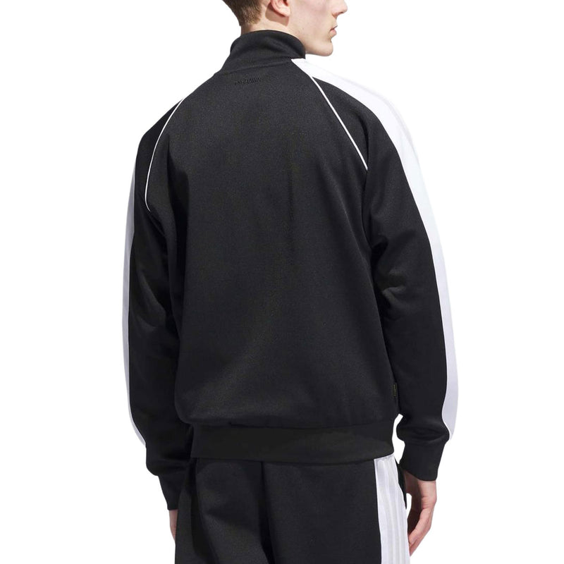 Adidas Tyshawn Track Jacket - Black/White/Dash Grey