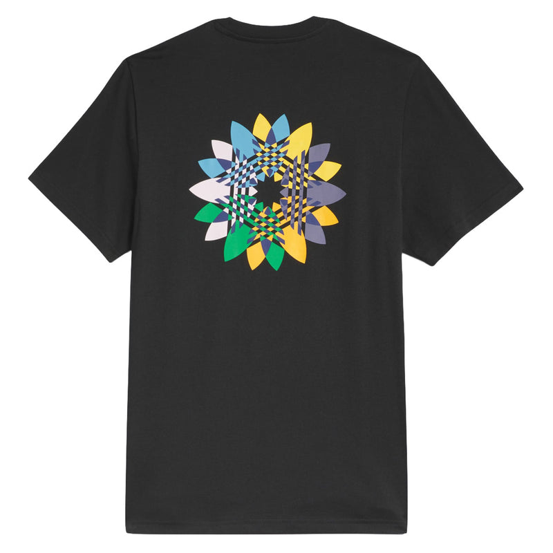 Adidas Pinwheel Trefoil T-Shirt - Black/Crew Yellow