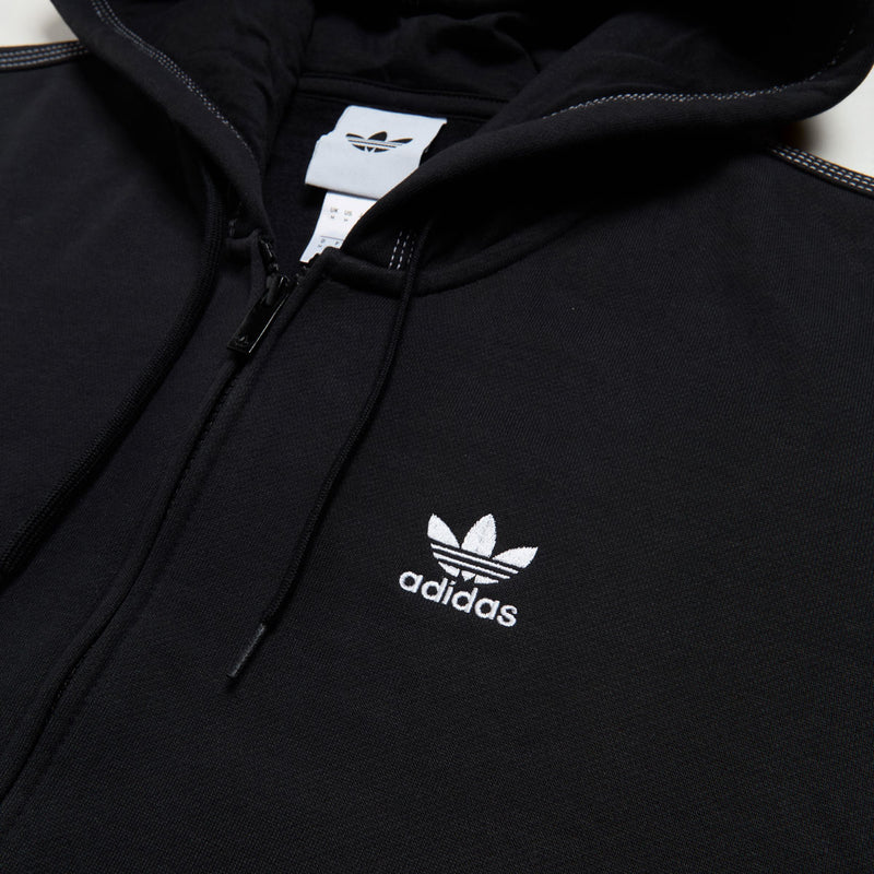 Adidas Essentials Full Zip Hoodie - Black