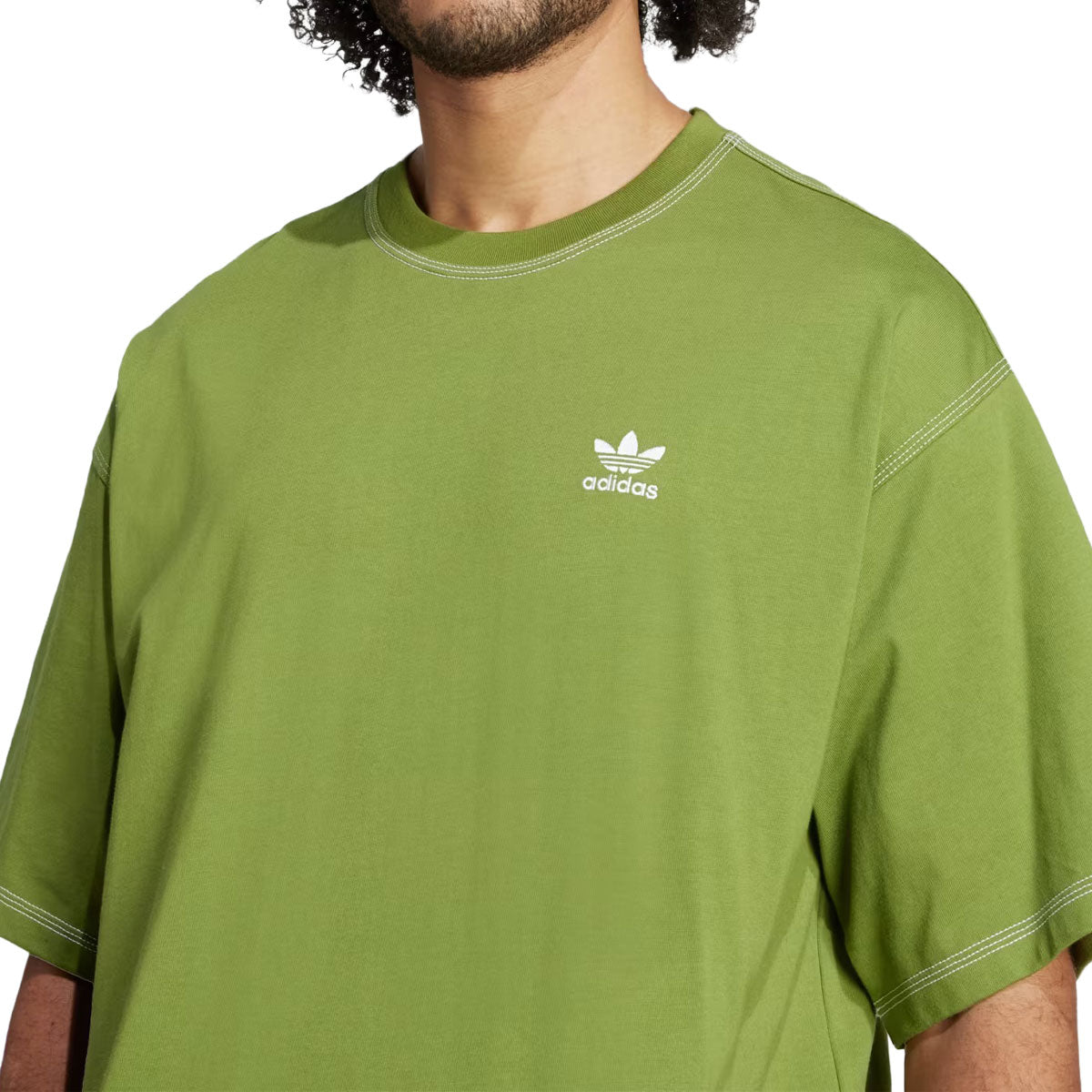 Adidas Essentials T-Shirt - Tech Olive image 4