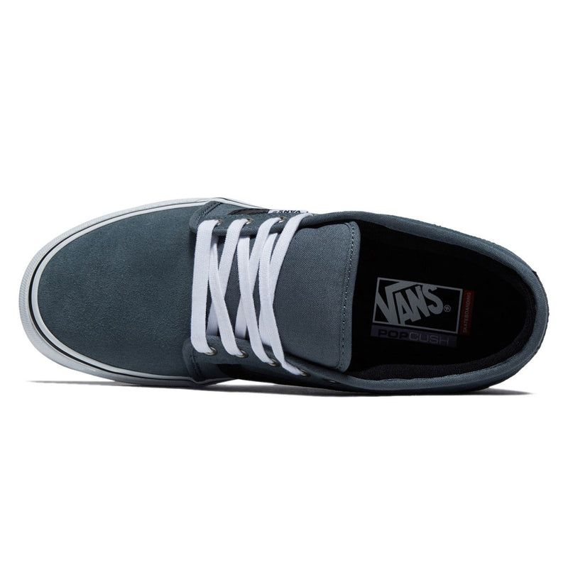 Vans Skate Chukka Low Sidestripe Shoes - Black/Slate Blue