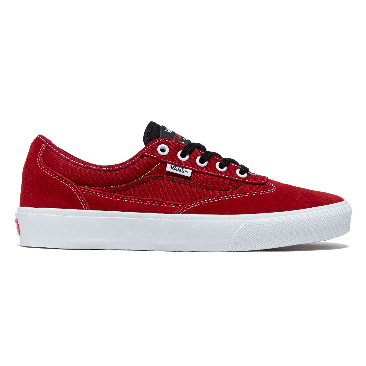Vans Skate Curren Caples Shoes - Red/White image 1