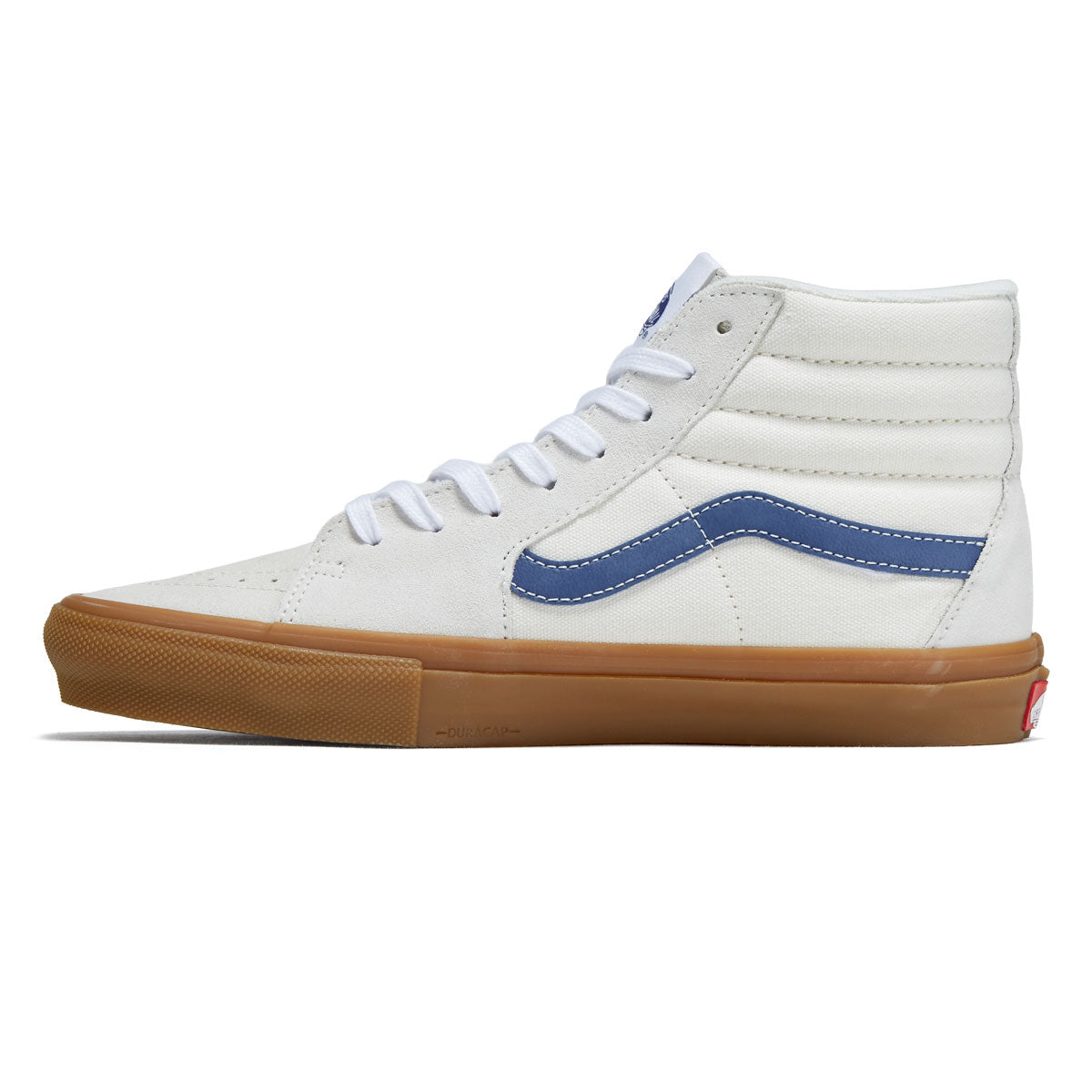 Vans Skate Sk8-hi Shoes - Marshmallow/Blue/Gum image 2
