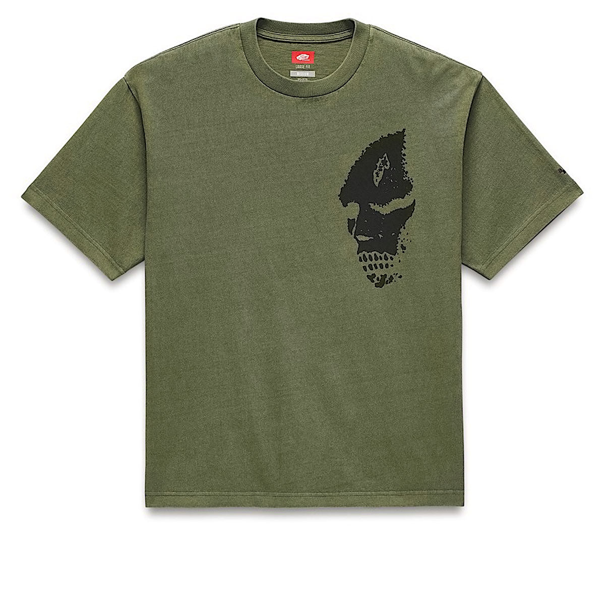 Vans Skate Mike G Skull T-Shirt - Dark Green image 1