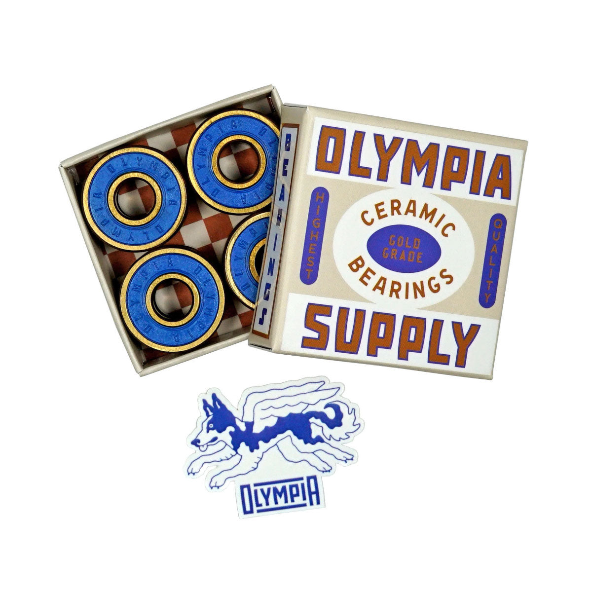 Olympia Gold Grade Bearings - Gold/Blue image 1