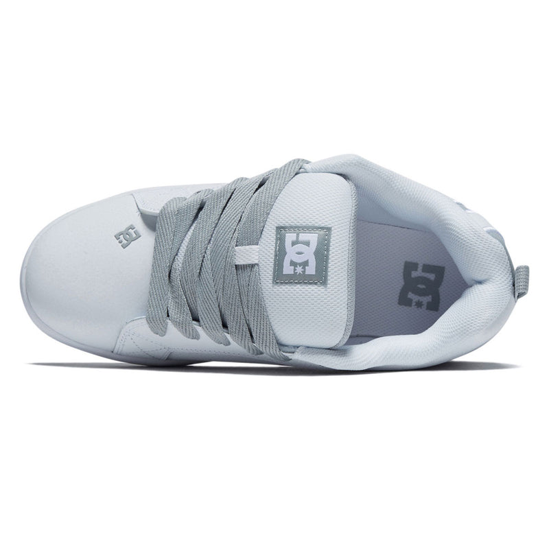 DC Court Graffik SQ Shoes - White/Grey