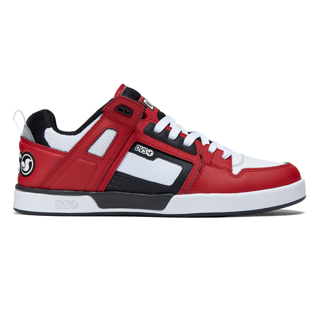 DVS Comanche LT Shoes - Red/Black/White Leather image 1