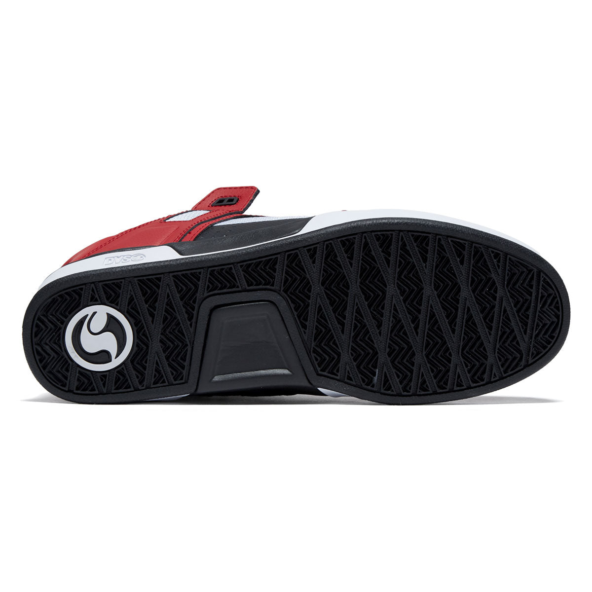 DVS Comanche LT Shoes - Red/Black/White Leather image 4