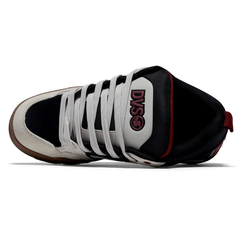 DVS Comanche Shoes - Silver Grey/Black/Ruby Wine Suede