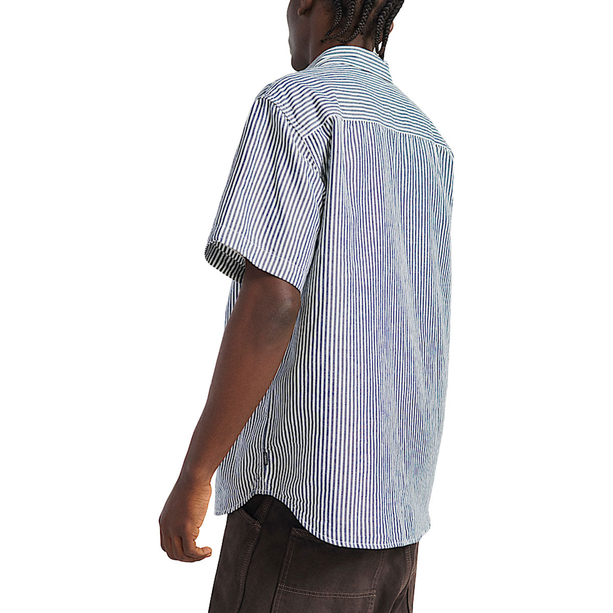 Vans Lawson Stripe Shirt - White/Dress Blues image 3