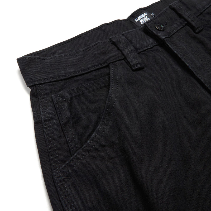 Vans Skate Check 5 Loose Denim Jeans - Black Denim