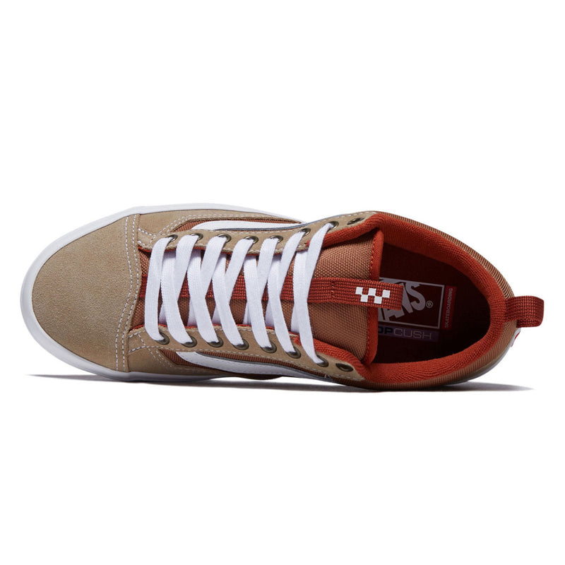 Vans Skate Old Skool 36+ Shoes - Khaki/Burnt Orange
