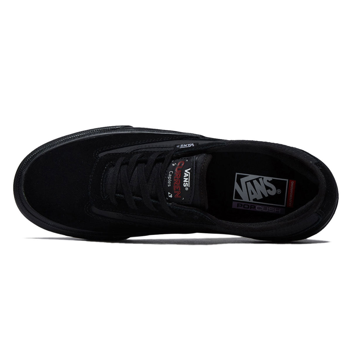 Vans Skate Curren Caples Shoes - Black/Black image 3