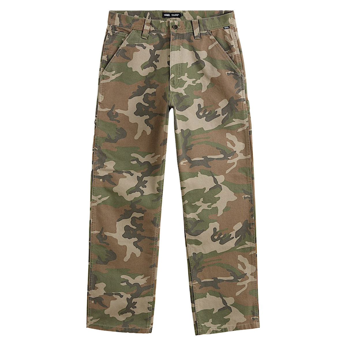 Vans Drill Chore Carpenter Loose Camo Pants - Vintage Camo image 1