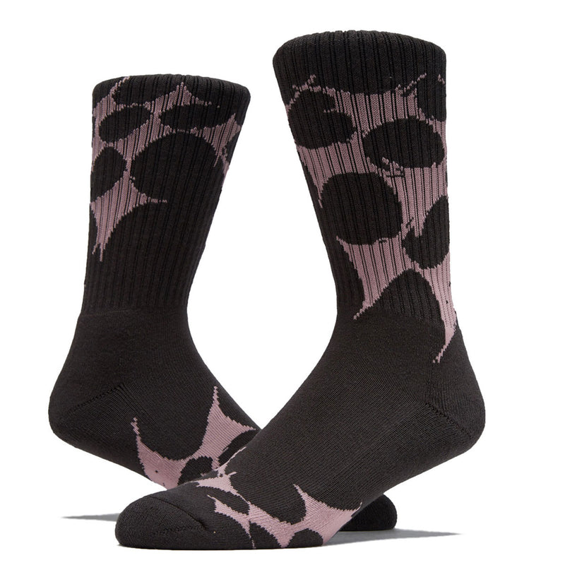 Vans Skate Splatter Web Crew Socks - Black