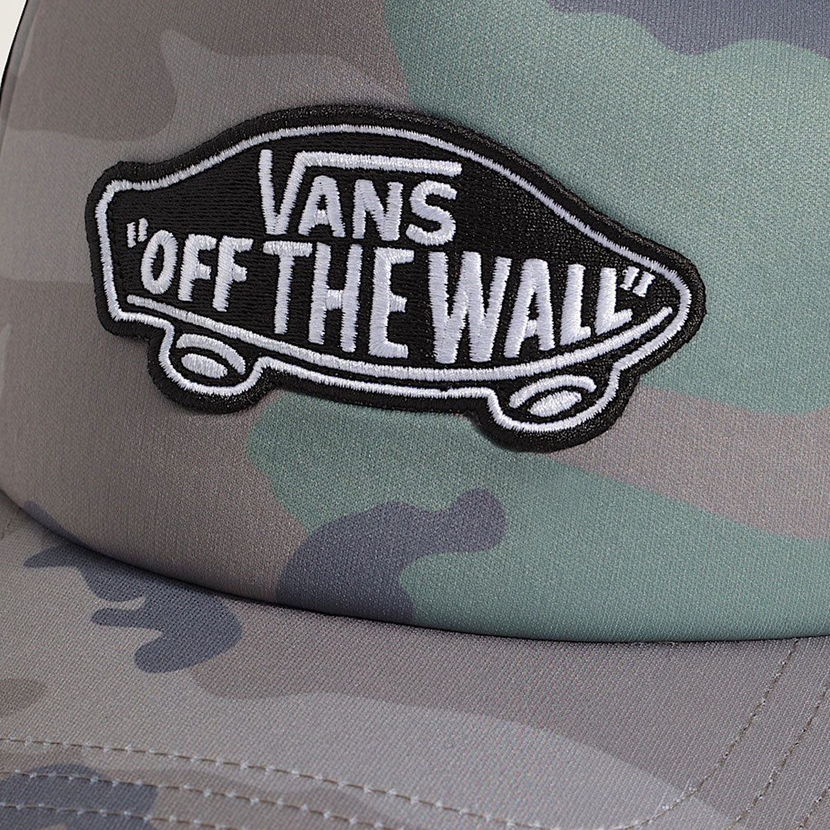 Vans Classic Patch Curved Bill Trucker Hat - Vintage Camo image 3