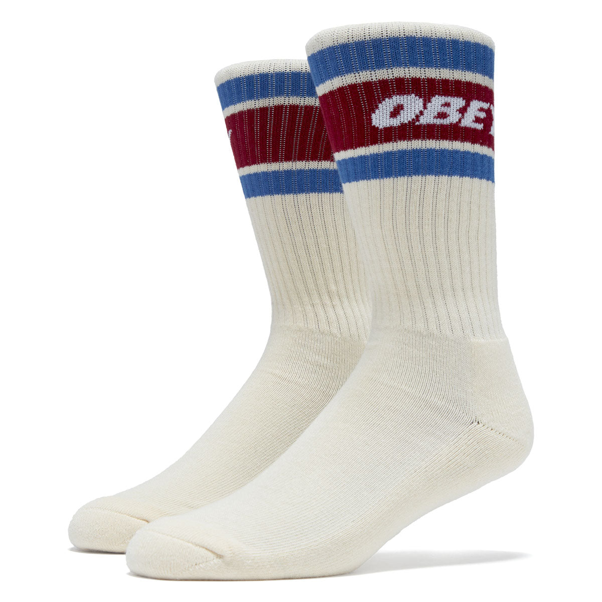Obey Cooper II Socks - Unbleached/Rhubarb image 1