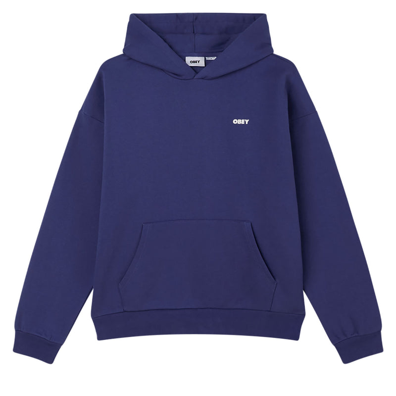 Obey Bold Icon Extra Heavy Hoodie - Skipper Blue