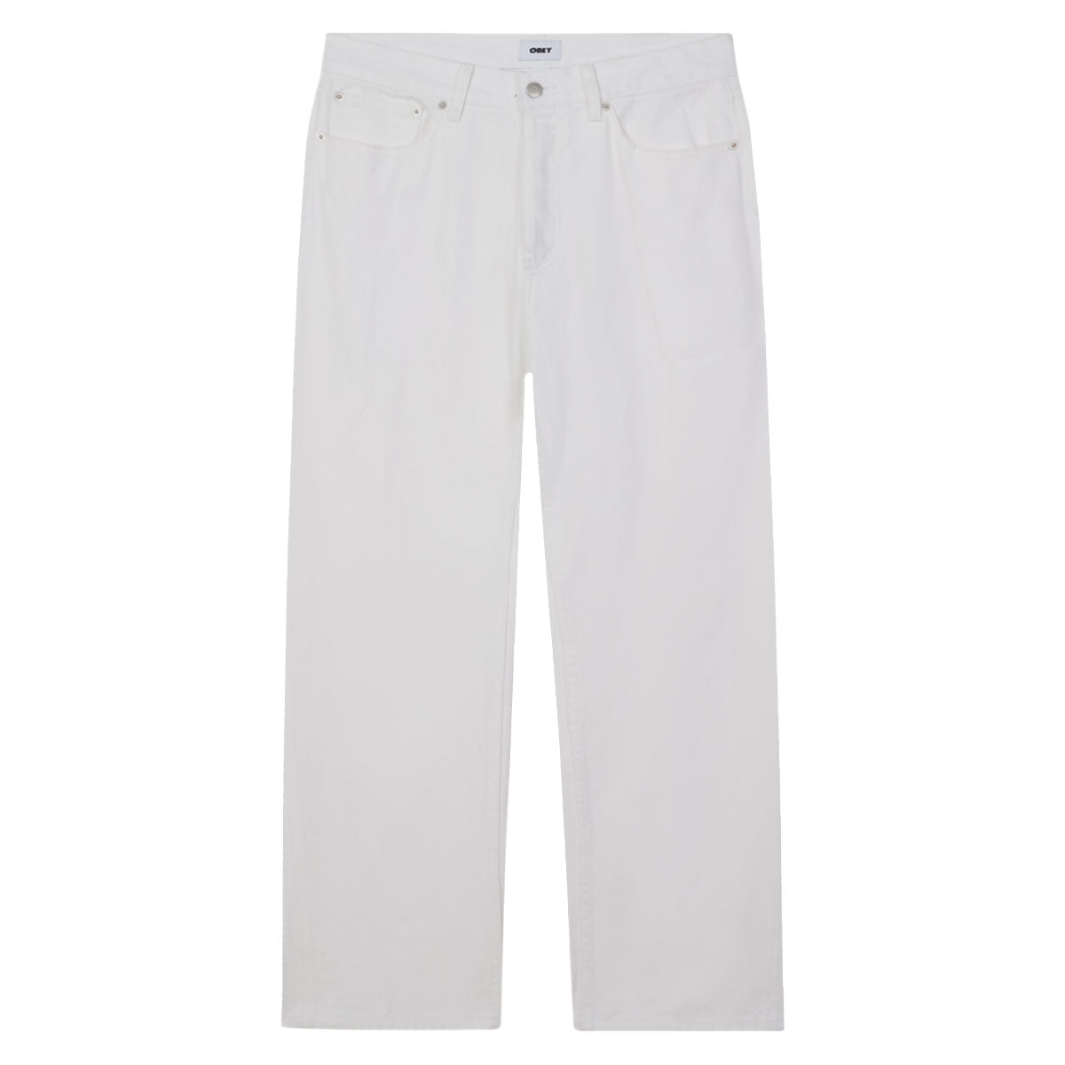 Obey Hardwork Denim Jeans - White Faded Wash image 1