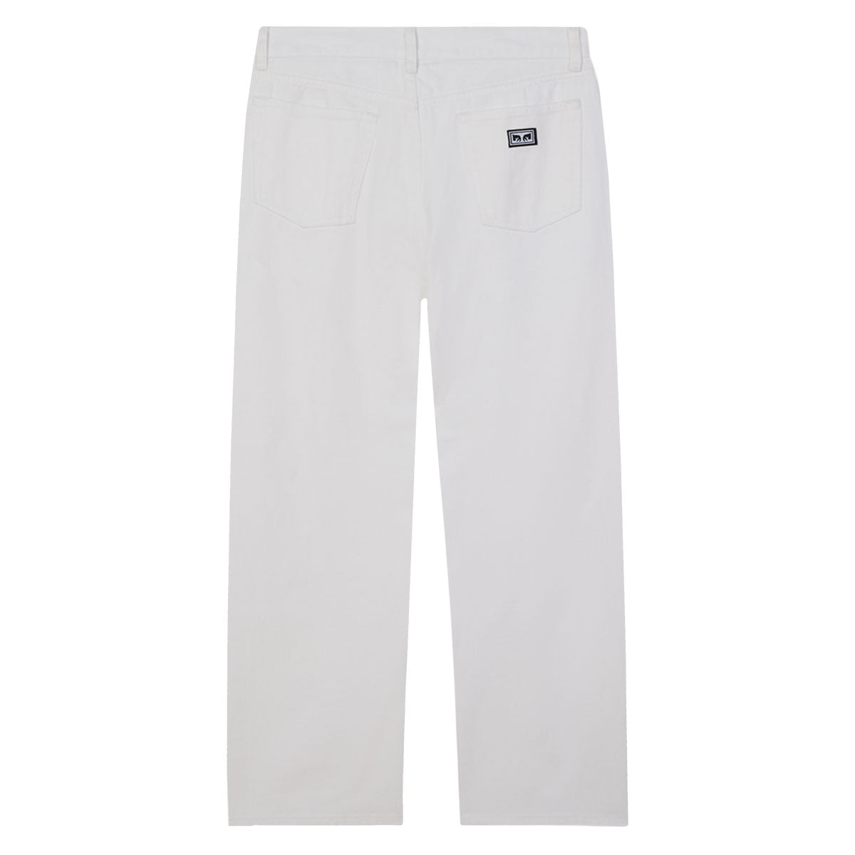 Obey Hardwork Denim Jeans - White Faded Wash image 2