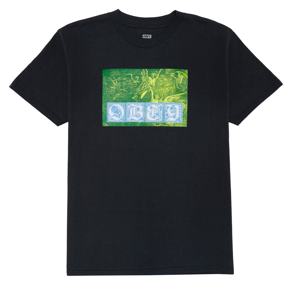 Obey Angels T-Shirt - Vintage Black image 1