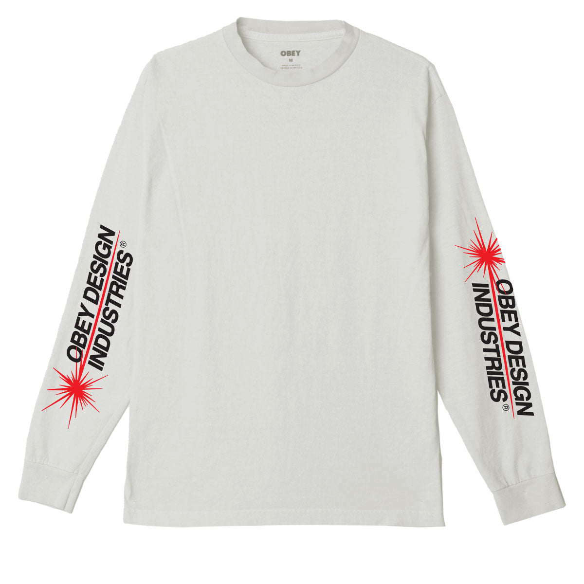 Obey Design Industries Long Sleeve T-Shirt - Pigment Vintage White image 1