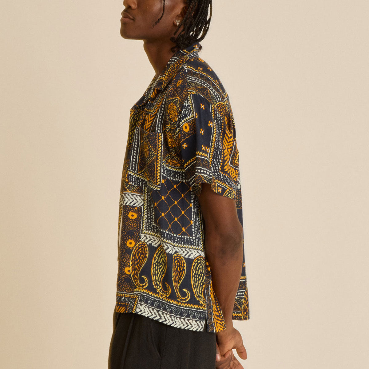 Obey Archie Woven Shirt - Navy Multi image 3