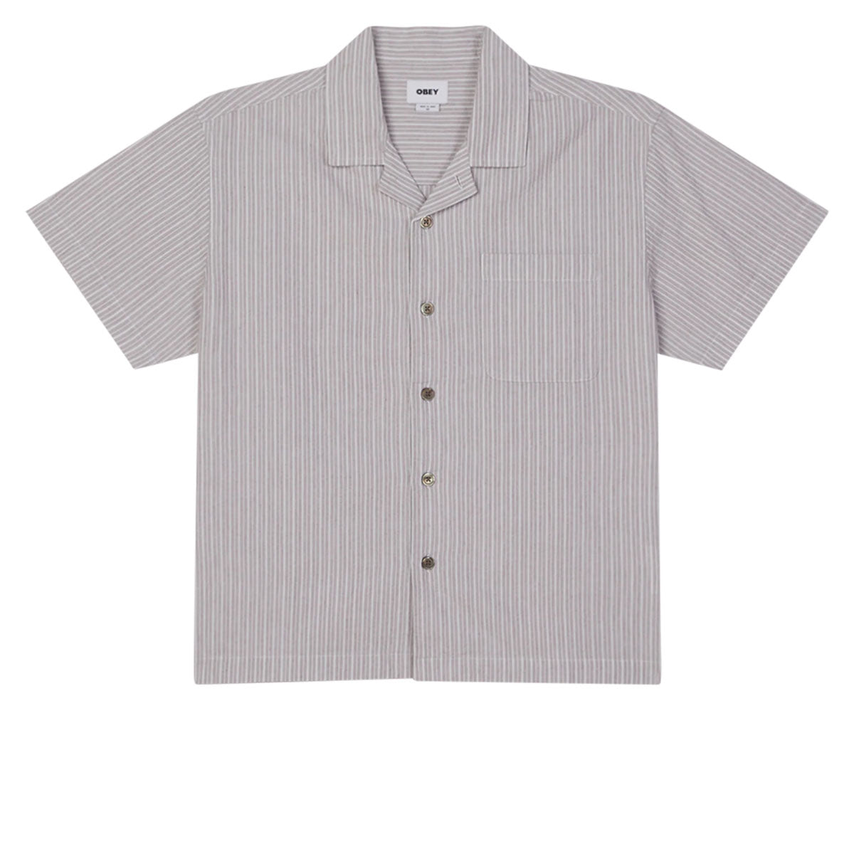 Obey Reducer Woven Shirt - Brown Multi image 1