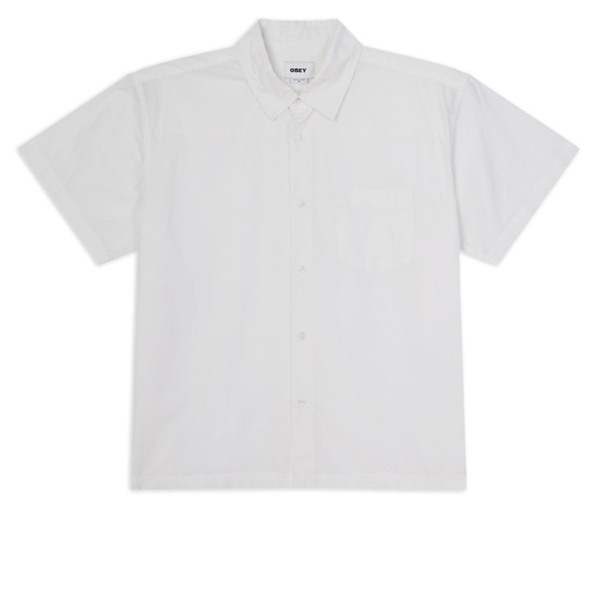 Obey Wire Woven Shirt - White image 1