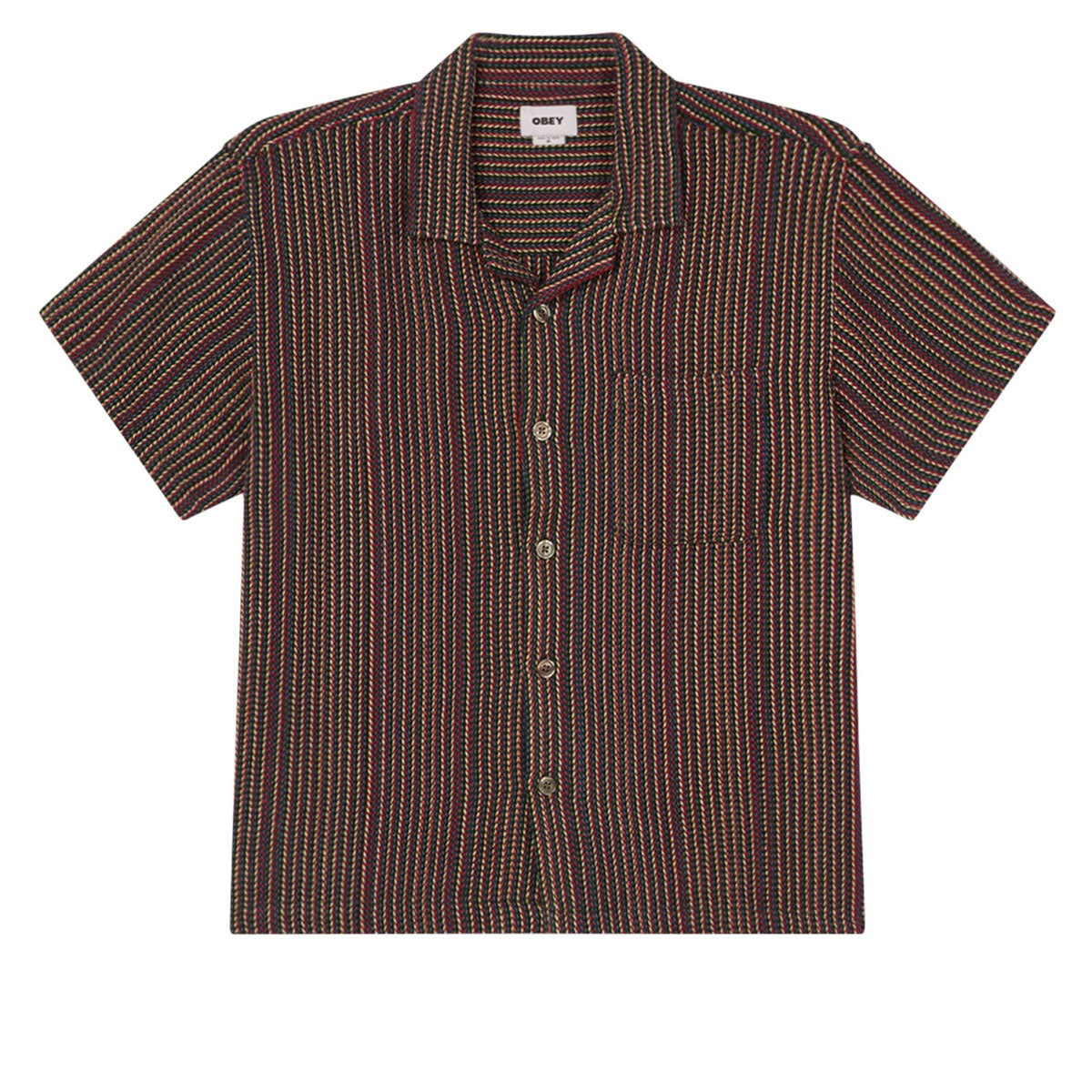 Obey Horace Woven Shirt - Black Multi image 1
