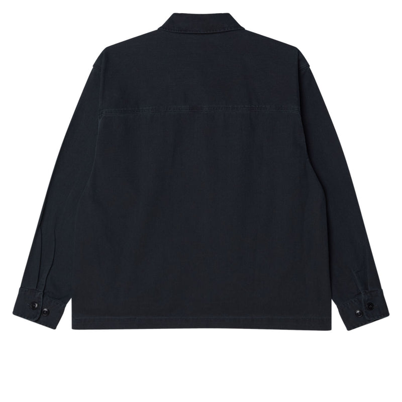 Obey Harvey Shirt Jacket - Black Faded Wash