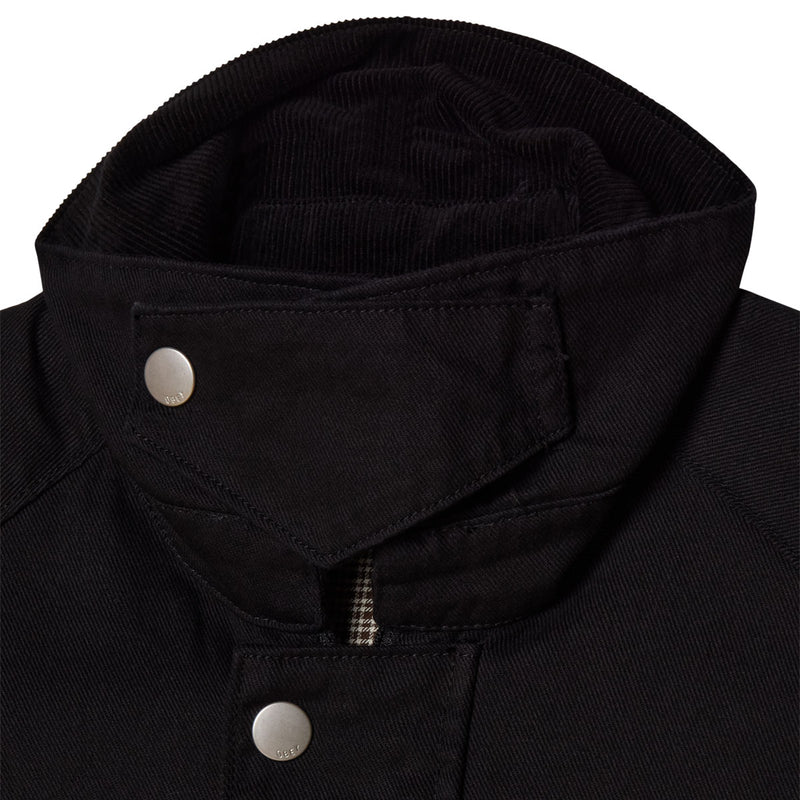 Obey Caden Work Jacket - Black Faded Wash