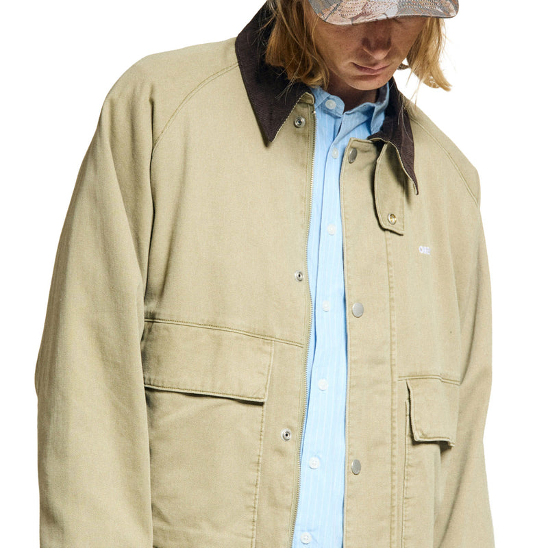 Obey Caden Work Jacket - Mermaid Faded Wash